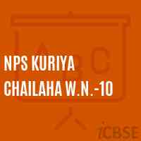 Nps Kuriya Chailaha W.N.-10 Primary School Logo