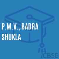 P.M.V., Badra Shukla Middle School Logo