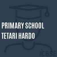 Primary School Tetari Hardo Logo
