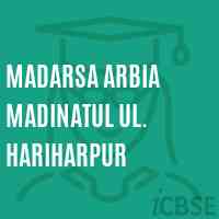 Madarsa Arbia Madinatul Ul. Hariharpur Primary School Logo
