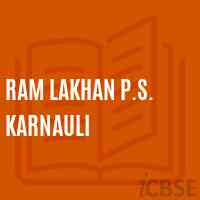 Ram Lakhan P.S. Karnauli Middle School Logo
