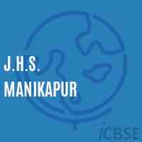 J.H.S. Manikapur Middle School Logo