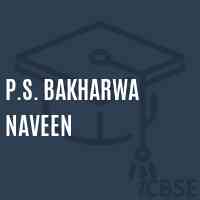 P.S. Bakharwa Naveen Primary School Logo