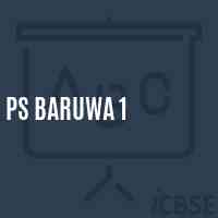 Ps Baruwa 1 Primary School Logo