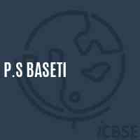 P.S Baseti Primary School Logo