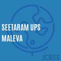 Seetaram Ups Maleva Middle School Logo