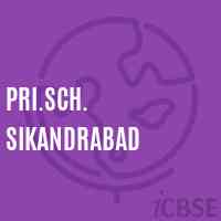 Pri.Sch. Sikandrabad Primary School Logo