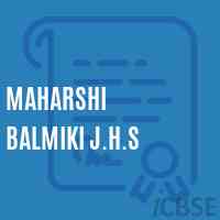 Maharshi Balmiki J.H.S Middle School Logo