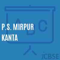 P.S. Mirpur Kanta Primary School Logo