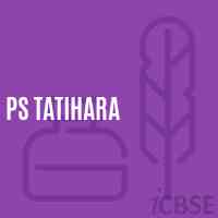 Ps Tatihara Primary School Logo