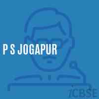 P S Jogapur Primary School Logo