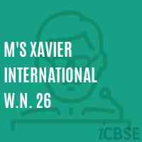 M'S Xavier International W.N. 26 Primary School Logo