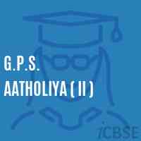 G.P.S. Aatholiya ( Ii ) Primary School Logo