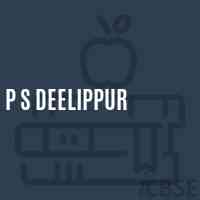 P S Deelippur Primary School Logo