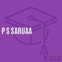 P S Saruaa Primary School Logo