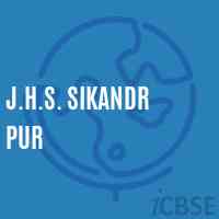 J.H.S. Sikandr Pur School Logo