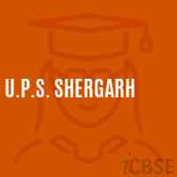 U.P.S. Shergarh Middle School Logo