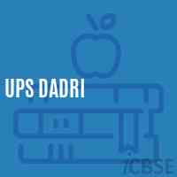 Ups Dadri Middle School Logo
