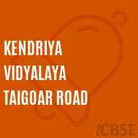 Kendriya Vidyalaya Taigoar Road Senior Secondary School Logo