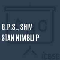 G.P.S., Shiv Stan Nimbli P Primary School Logo