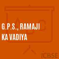 G.P.S., Ramaji Ka Vadiya Primary School Logo