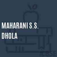 Maharani S.S. Dhola Middle School Logo