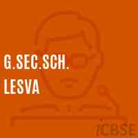 G.Sec.Sch. Lesva Secondary School Logo