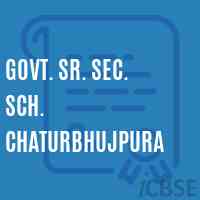 Govt. Sr. Sec. Sch. Chaturbhujpura High School Logo