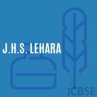 J.H.S. Lehara Middle School Logo
