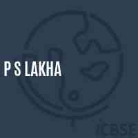 P S Lakha Primary School Logo