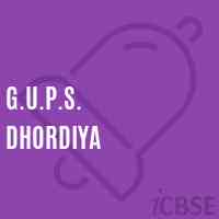 G.U.P.S. Dhordiya Middle School Logo