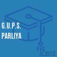 G.U.P.S. Parliya Middle School Logo