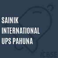 Sainik International Ups Pahuna Middle School Logo