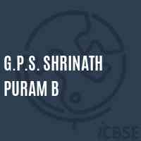 G.P.S. Shrinath Puram B Primary School Logo