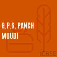 G.P.S. Panch Muudi Primary School Logo