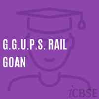 G.G.U.P.S. Rail Goan Middle School Logo