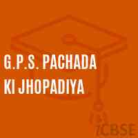 G.P.S. Pachada Ki Jhopadiya Primary School Logo