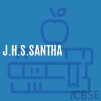 J.H.S.Santha Middle School Logo