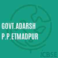 Govt.Adarsh P.P.Etmadpur Primary School Logo