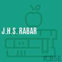 J.H.S. Rabar Middle School Logo