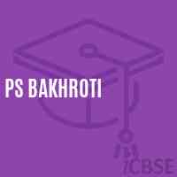 Ps Bakhroti Primary School Logo