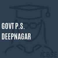 Govt P.S. Deepnagar Primary School Logo