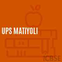 Ups Matiyoli Middle School Logo