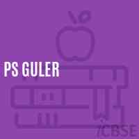 Ps Guler Primary School Logo