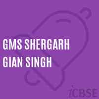 Gms Shergarh Gian Singh Middle School Logo