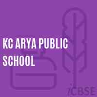 Kc Arya Public School Logo