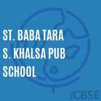 St. Baba Tara S. Khalsa Pub School Logo