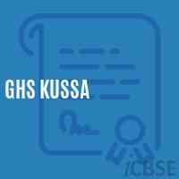 Ghs Kussa Secondary School Logo