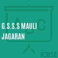G.S.S.S Mauli Jagaran Senior Secondary School Logo