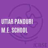 Uttar Panduri M.E. School Logo